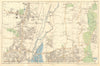 TOTTENHAM WALTHAMSTOW EDMONTON Chingford Hale End Epping Forest. BACON  1903 map