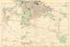 WOOLWICH Charlton Eltham Bexley Plumstead Shooters H Greenwich.BACON  1903 map
