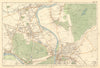 SW LONDON Twickenham Kingston Teddington Hampton Richmond. BACON  1903 old map
