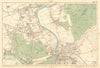 SW LONDON Twickenham Kingston Teddington Hampton Richmond. BACON  1903 old map