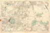 LONDON Sydenham Penge Beckenham Catford Norwood Dulwich Lewisham BACON  1903 map