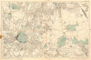 LONDON Sydenham Penge Beckenham Catford Norwood Dulwich Lewisham BACON  1903 map