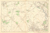 SUTTON Carshalton Morden New Malden Worcester Pk Mitcham Cheam. BACON  1903 map