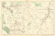 BROMLEY & ORPINGTON Hayes Petts Wood Keston St Paul's Mary Cray. BACON  1903 map