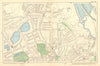 STOKE NEWINGTON Upper Clapton Stamford Hill Tottenham Manor House 1903 old map