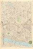 CITY OF LONDON Shoreditch Clerkenwell Southwark Broadgate Moorgate 1903 map