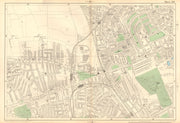 NOTTING HILL SHEPHERDS BUSH Kensington White City Holland Park 1903 old map
