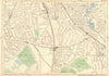 NEW CROSS Deptford Nunhead Lewisham St John's Nunhead Brockley Deptford 1903 map