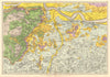 SOUTH EAST LONDON GEOLOGICAL Kent Greenwich Bexley Bromley &c. BACON 1903 map