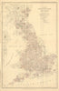 'Polluted River Basins of Great Britain'. Pollution. STANFORD 1874 old map