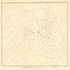 1854 Broad Street Cholera Outbreak, Soho, London by Dr John Snow 1874 old map