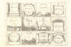 'Troisiesme Planche'. Geometric shapes and polygons. DE FER 1705 old print