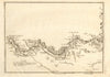 Canal de l'Eure 1. Pontgouin - Courville - Berchères. Chartres. DE FER 1705 map
