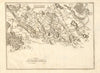 Canal de l'Eure 3. Rambouillet-Trappes-Versailles. Chevreuse. DE FER 1705 map