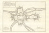 'Meziers'. Charleville-Mézières town/city plan. Ardennes. DE FER 1705 old map
