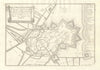 'Berg St. Winox. Winoxbergen'. Bergues town/city plan. Nord. DE FER 1705 map