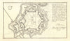 Gravelines. Plan of town/city & fortifications. Nord. DE FER 1705 old map