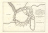 Condé-sur-l'Escaut. Plan of town/city & fortifications. Nord. DE FER 1705 map