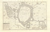 'Mons, comme il est aujourdhuy'. Town/city plan. Belgium. DE FER 1705 old map