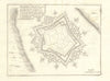 'Philippe-Ville'. Philippeville. Fortified town/city plan. DE FER 1705 old map