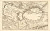 'Bruselles'. Brussels Bruxelles. Fortified town/city plan. DE FER 1705 old map