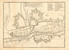Dinant. Plan of town/city & fortifications. Belgium. DE FER 1705 old map