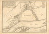 'Mayence'. Mainz. Plan of town/city & fortifications. Germany. DE FER 1705 map