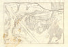 The Emperor's army camp near Heilbronn, 1693. Lauffen am Neckar. DE FER 1705 map