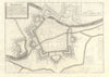 'Beffort'. Belfort. Fortified town/city plan. France. DE FER 1705 old map