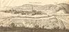 'Veue de Fribourg'. View of Freiburg im Breisgau, Baden-Württemberg. DE FER 1705