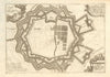 'Landau'. Fortifed town/city plan. Rhineland-Palatinate. DE FER 1705 old map