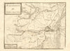 'Environs de Strasbourg'. Strasbourg environs. Bas-Rhin. DE FER 1705 old map