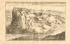 'Veue de Verue, ville de Piemont'. View of Verrua Savoia, Piedmont. DE FER 1705
