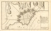'Gothebourg'. Gothenburg Göteborg town/city plan. Sweden. DE FER 1705 old map