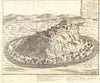 'Forteresse de Mongast'. Munkacs Vara. Mukachevo Castle. Ukraine. DE FER 1705