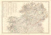 IRELAND North Sheet. List of round towers Cloigtheach Cloigthithe. SDUK 1845 map