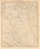 RUSSIA. Kalouga Kharkiv Ukraine Moskva Toula Kursk Riazan Voronej. SDUK 1845 map