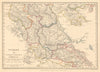 GREECE. Corfu Ionian Euboea Kephalonia Saloniki Lepanto Ioannina. SDUK 1845 map