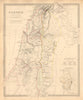 PALESTINE in the time of Our Saviour. Ancient Jerusalem. Israel. SDUK 1846 map