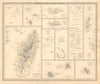 INDIAN OCEAN ISLANDS Madagascar Seychelles Maldives Mauritius. SDUK 1846 map