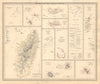 INDIAN OCEAN ISLANDS Madagascar Seychelles Maldives Mauritius. SDUK 1846 map