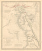 ANCIENT EGYPT. Nile Valley ancient names & sites. Original colour. SDUK 1846 map