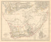 SOUTH AFRICA. Cape Town plan. Graham Town. District of George. SDUK 1846 map