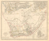 SOUTH AFRICA. Cape Town plan. Graham Town. District of George. SDUK 1846 map