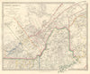 QUEBEC. Québec Canada Montreal Three Rivers Maine New Brunswick. SDUK 1846 map