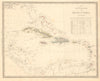 WEST INDIES Antilles Caribbean French British Swedish Danish Dutch SDUK 1846 map