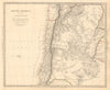 SOUTH AMERICA. La Plata & Chilé. Chile Argentina Uruguay Bolivia. SDUK 1846 map