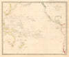 PACIFIC OCEAN. Australasia Polynesia Oceania Sandwich Islands. SDUK 1846 map