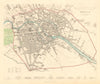 BERLIN. Antique town city map plan. SDUK 1847 old chart