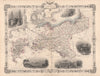 PRUSSIA/POLAND. Views of Berlin & Brandenburg gate.TALLIS/RAPKIN c1851 old map
